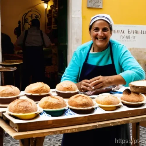 Home 31 자원순환 경제와 지역 경제 활성화 - **Vibrant Lisbon Street Market - Circular Economy in Action**
A bustling and colorful street mar...